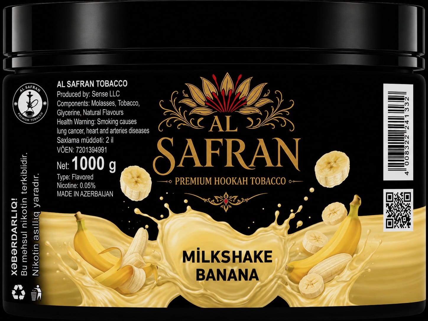 Al Safran Milkshake Banan